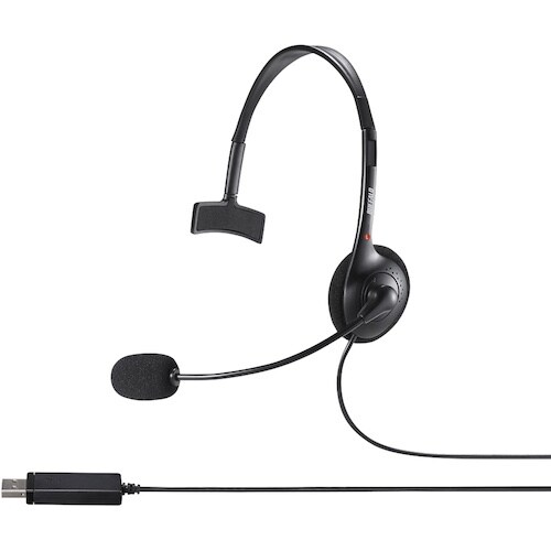 BUFFALO 片耳ヘッドバンド式モノラルヘッドセ