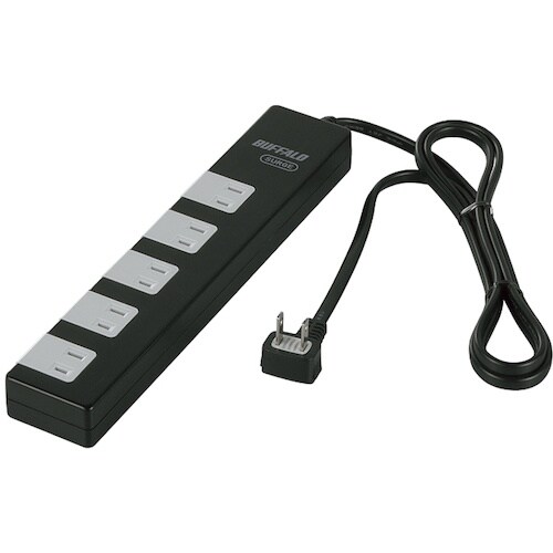 BUFFALO 2ピン式電源タップ 10個口タイプ