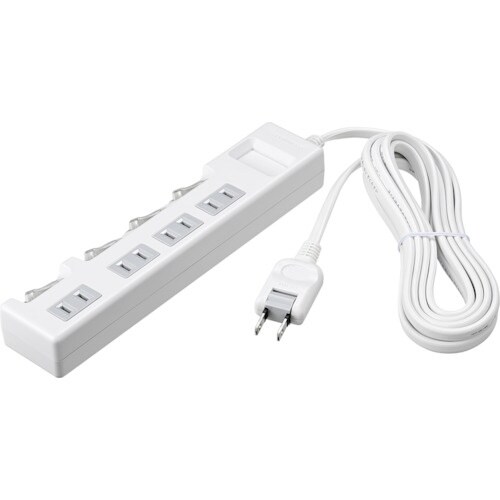 BUFFALO 2ピン式電源タップ 個別スイッチ/