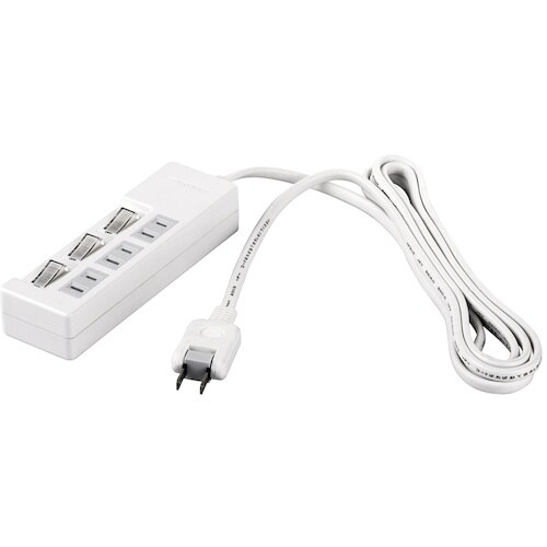 BUFFALO 2ピン式電源タップ 3個口タイプ