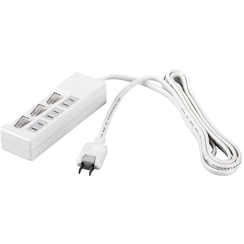 BUFFALO 2ピン式電源タップ 3個口タイプ