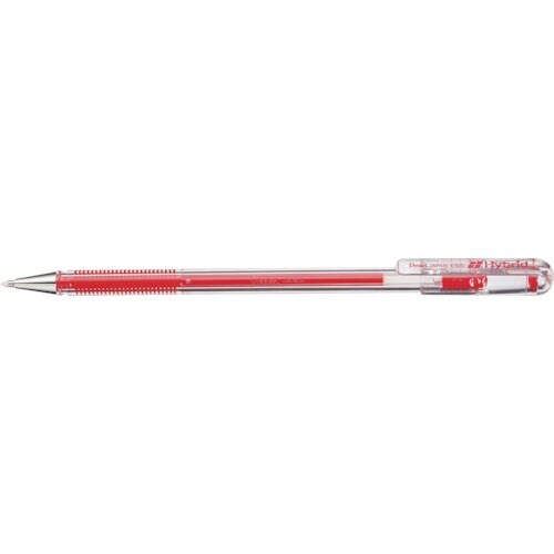 PENTEL ハイブリッド グリップ 赤