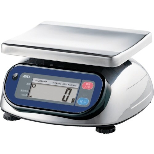 A&D 防塵防水デジタルはかり(検定付・2区) ひ