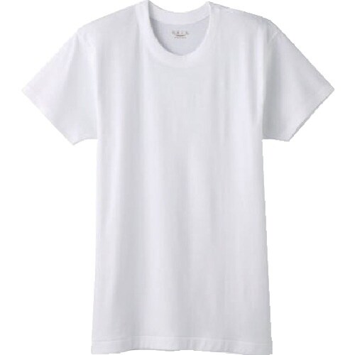 GUNZE 快適工房 半袖丸首