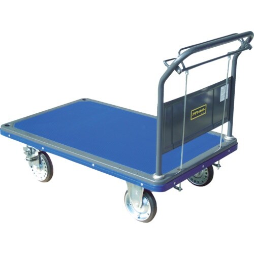 アイケー プレス製運搬車 固定ハンドル・4輪ロック