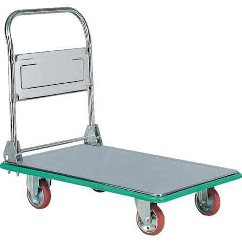 アイケー ステンレス製運搬車 折り畳みハンドルタイ