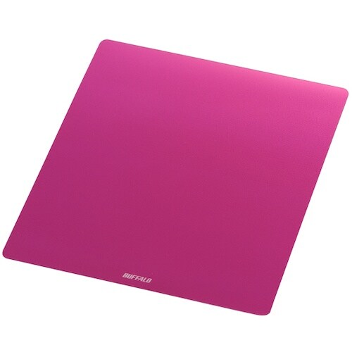 BUFFALO マウスパッド メタル調 ピンク
