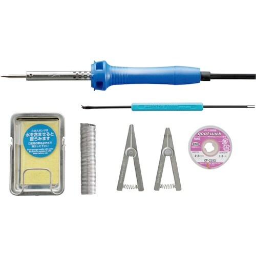 グット 電子工作用はんだこてセット30W
