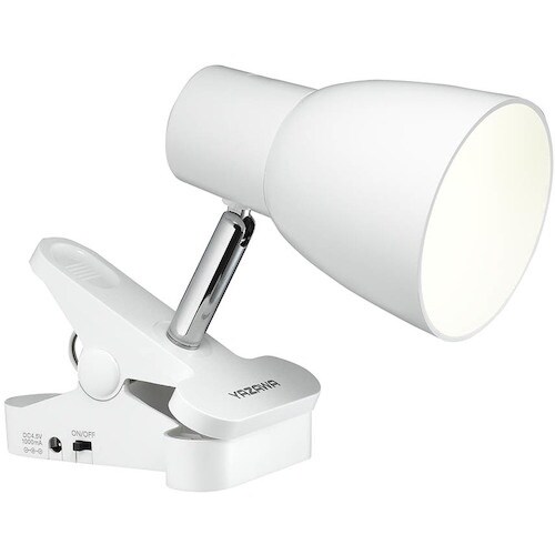 YAZAWA 単4形乾電池式クリップライトホワイト