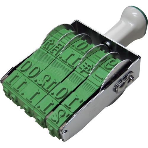 SANBY テクノタッチ回転印 欧文初号日付 明朝