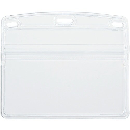 OP 名札用ケース ソフトタイプ ヨコ特大 10枚