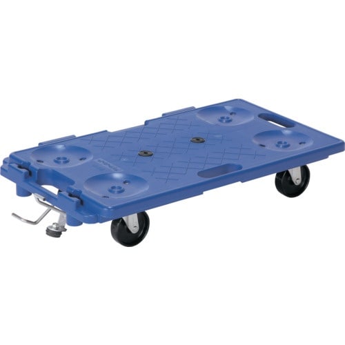 アイケー 樹脂製連結平台車 均等荷重150kg 4