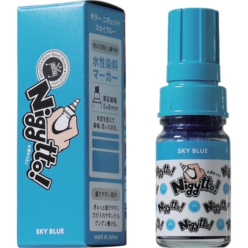 マジックインキ ギター ニギュット スカイブルー