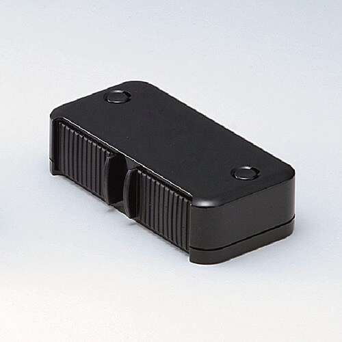 プラパート シャッターカバーコンセント 黒 電源2