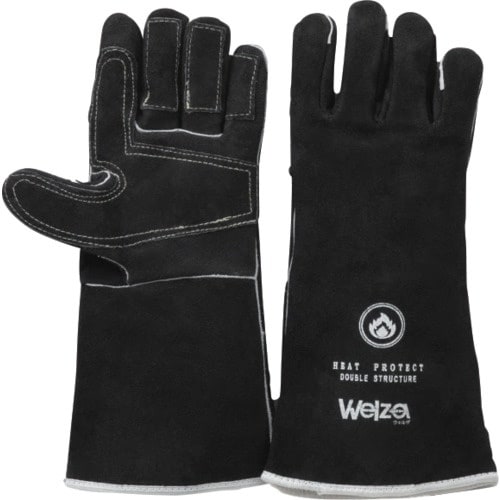 柏田 ウェルザブラックハード熔接用5本指 フリー