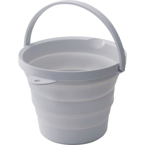 伊勢藤 ソフトバケツ8型 グレー