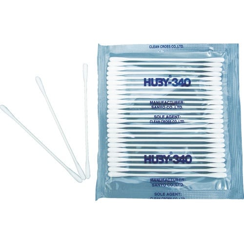 HUBY 3インチ 工業用綿棒(先端砲弾型)BB−