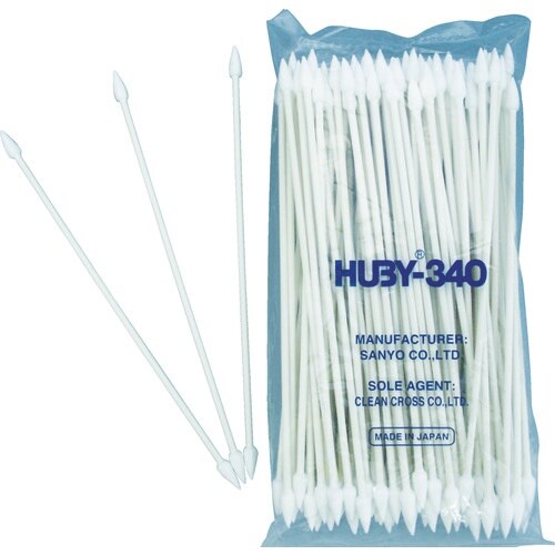 HUBY 6インチ 工業用綿棒(先端コーン型)CA