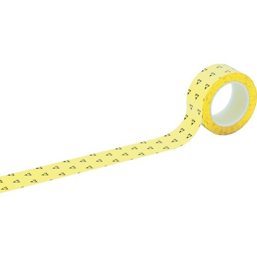 緑十字 クリーンルーム用ラインテープ 黄 HCPA