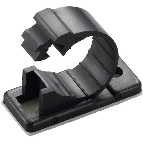 YAZAWA ケーブルクリップ内径14mm黒