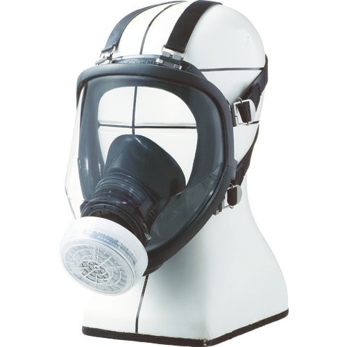 シゲマツ 直結式小型防毒マスク(全面形) GM16