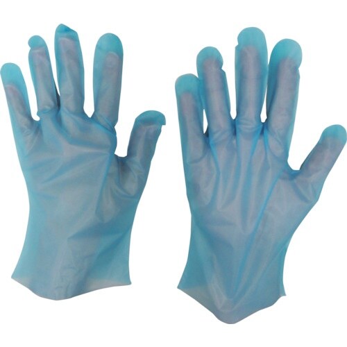 シンガー ポリスリム手袋 箱入ブルー(100枚入)