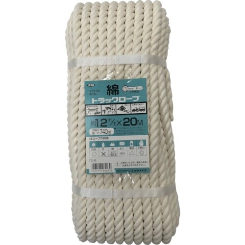 ユタカメイク ロープ 綿ロープシュリンクパック 1