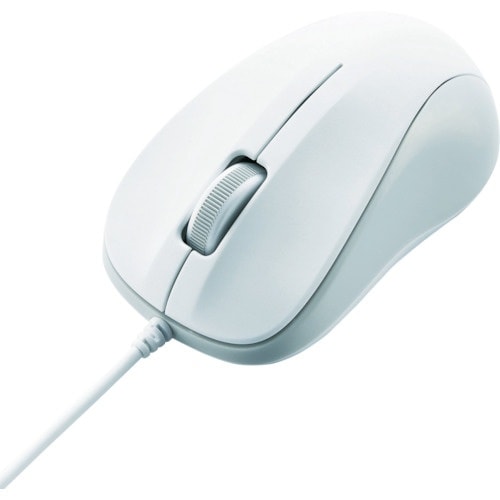 ELECOM USB光学式マウス Sサイズ ホワイ