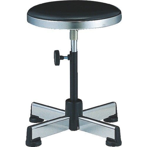 ノーリツ 作業用チェア ビニールレザー 黒