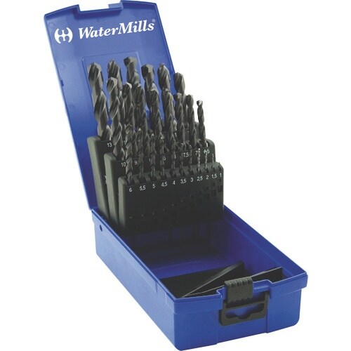 ウォーターミルズ ハイス鋼ストレートドリル25本組