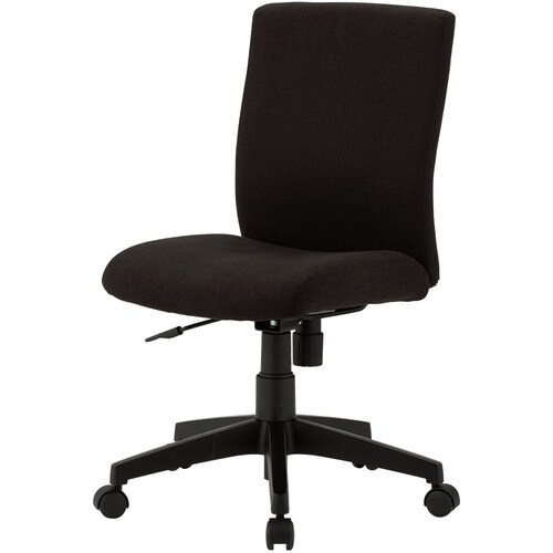 ナカバヤシ ファブリックチェア ブラック