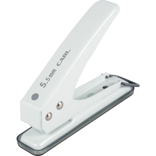 カール 1穴パンチ ホワイト 穴径5.5mm