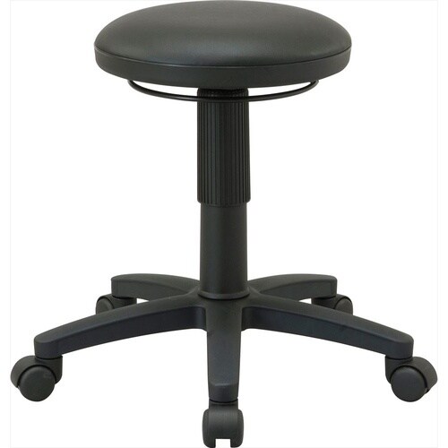 ナカバヤシ ラウンドレバ−チェア/ブラック