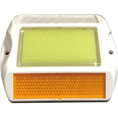 緑十字 超高輝度蓄光・反射縁石鋲(耐荷重タイプ)