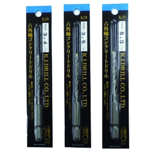 KIドリル 六角軸コンクリートドリル3.2