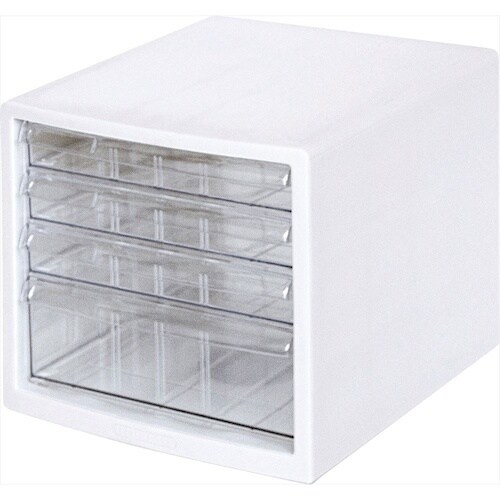 ナカバヤシ A4レターケース/仕切/浅3深1段/シ