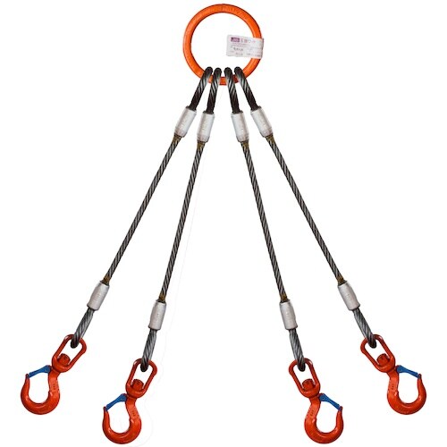 TAIYO 4本吊 ワイヤスリング 3.2t用×1