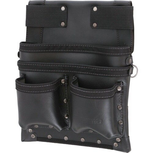 タジマ セフツイン腰袋 本革 釘袋 3段大