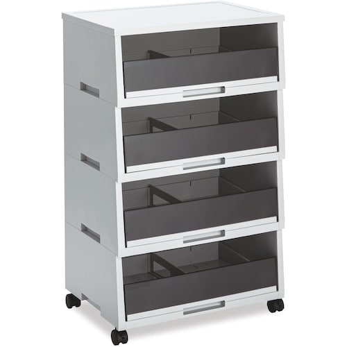 テラモト ペーパー分類ボックス 4段・A3深型