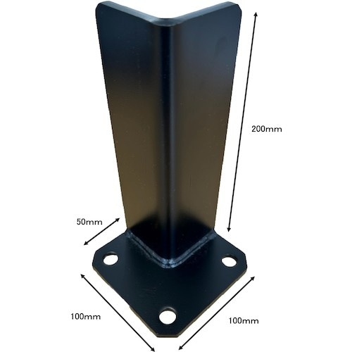 ティーエフサービス コーナー固定金具100×100