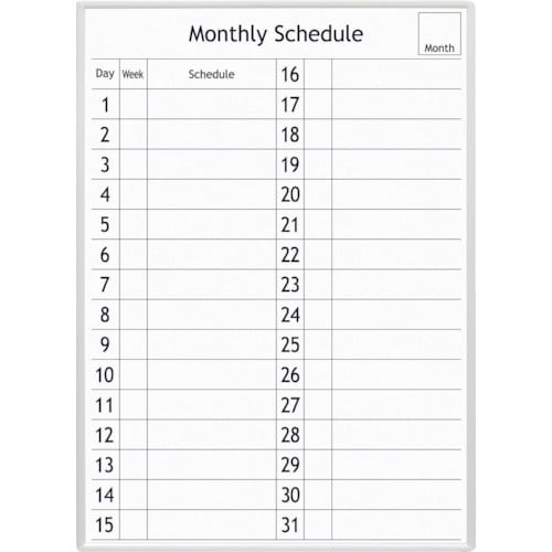 マグエックス アプライマンスリースケジュールボード