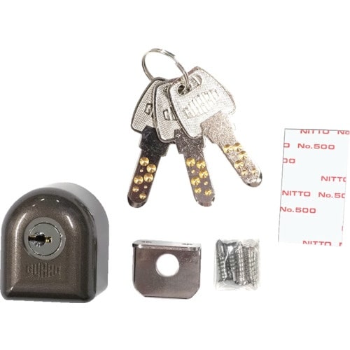 ガード 外開き用補助錠 ぼー犯錠 面付タイプ NO