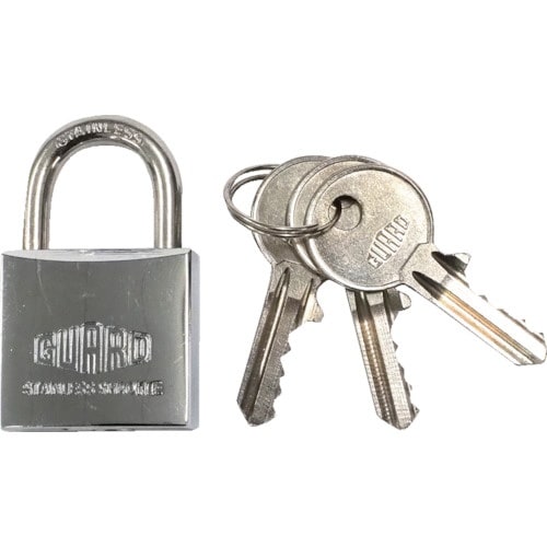 ガード ステンレスシャックル南京錠 30mm 同一