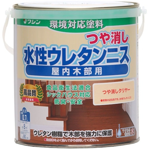 和信ペイント 水性ウレタンニス つや消しクリヤー