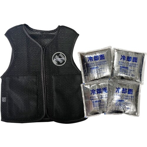 ミズケイ ポケット付きハニカムメッシュベスト「快風