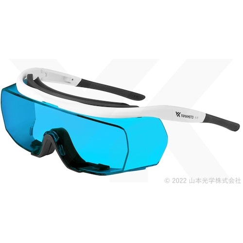 YAMAMOTO レーザー光用遮光一眼形めがね ロ