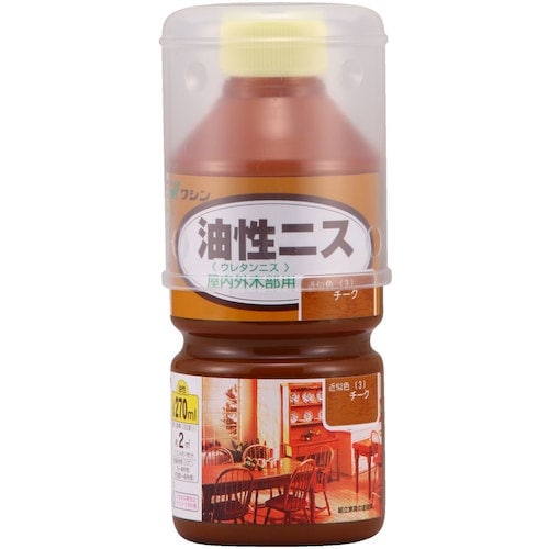 和信ペイント 油性ニス チーク 270ml