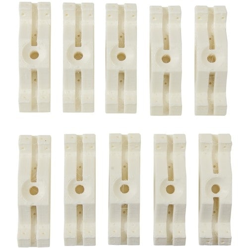 WAKI ピラシェルピン止め金具 10個入り 白