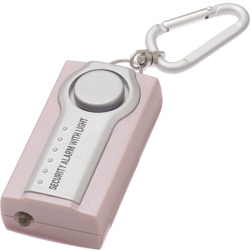 YAZAWA LEDライト付セキュリティアラームピ