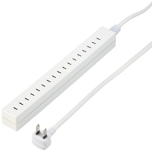 YAZAWA 差し込みフリータップベーシックホワイ